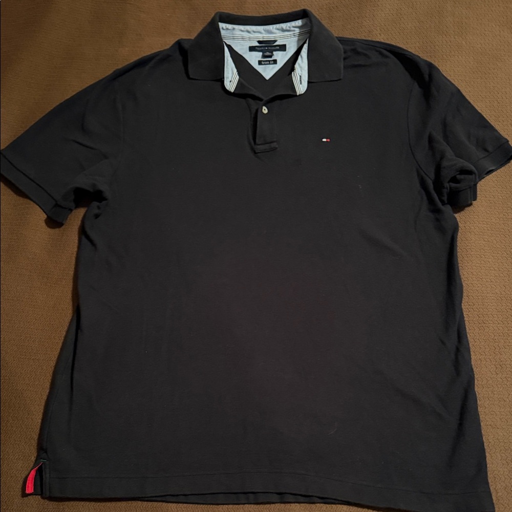 Tommy Hilfiger Black Polo Shirt